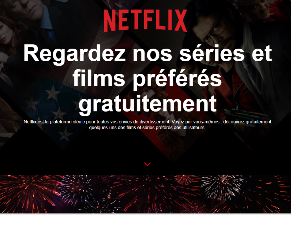 Films et séries Netflix gratuits