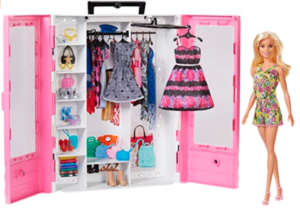 coffre dressing de rêve de Barbie fashionistas jouet noël 2021
