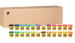 Play-Doh coffret 24 pots de pâte à modeler  de couleurs arc-en-ciel 